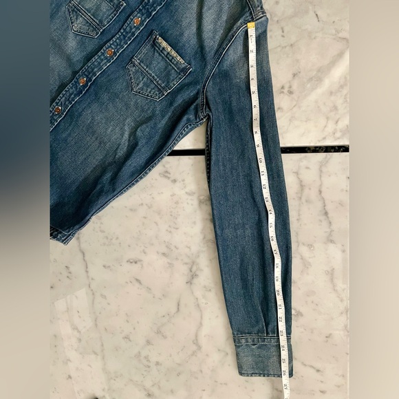 Superdry Blue Denim Shirt - Picture 8 of 8